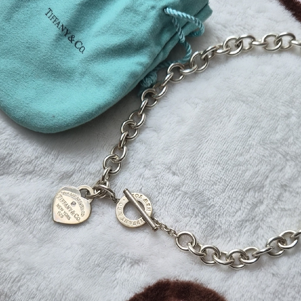 Tiffany & Co. Silver Chain with Heart Charm